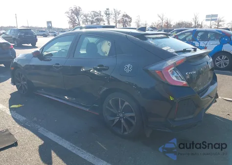 2018 Honda Civic Sport из США, поврежденный, VIN SHHFK7G40JU237837